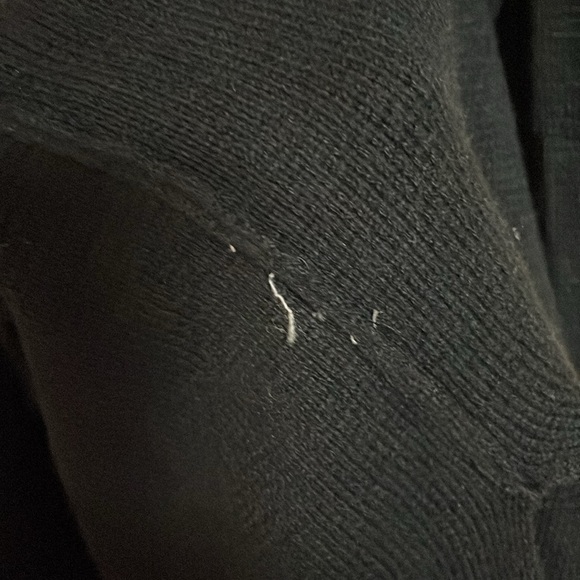 Banana Republic size OS Black Open Front Tie Soft and Stretchy Sweater Cardigan - Picture 7 of 10